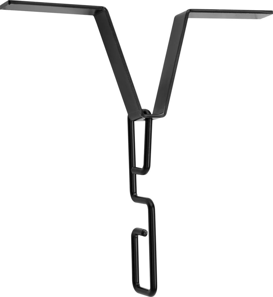 2 Stück Dachrinnenhalterungen für Regenketten, V-förmiger Dachrinnenclip für Regenketten und S-förmiger Regenkettenhaken, Regenkettenadapter-D...