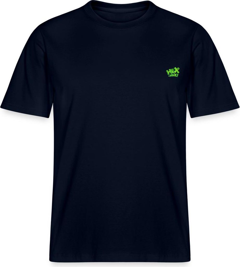 Spreadshirt Bibi Blocksberg Hex Hex Grün Stick Relaxed Fit Uni T-Shirt, L, Navy