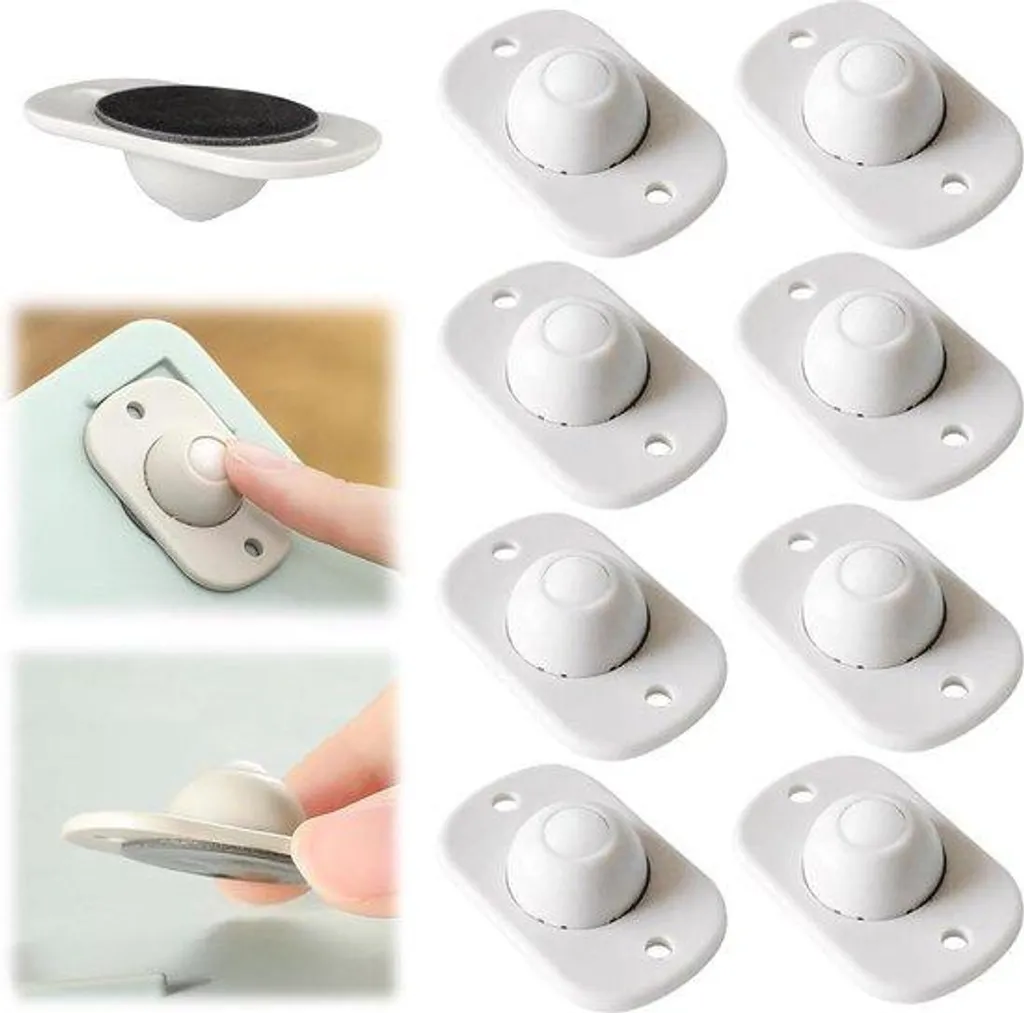 Mini billes pivotantes 360 degrés autocollantes pour boîte et meuble