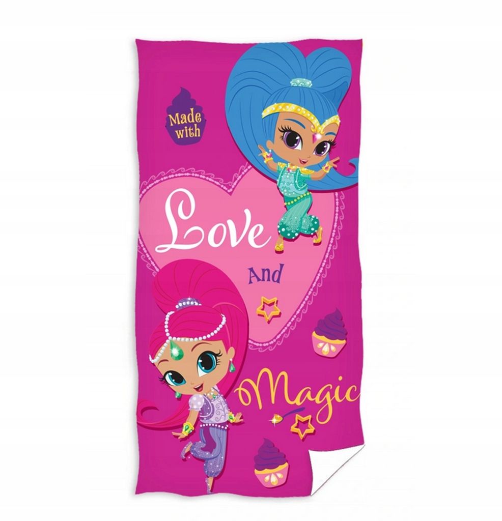 Shimmer and Shine Kinder Badetuch Strandtuch Handtuch Strandlaken 70 x 140 cm