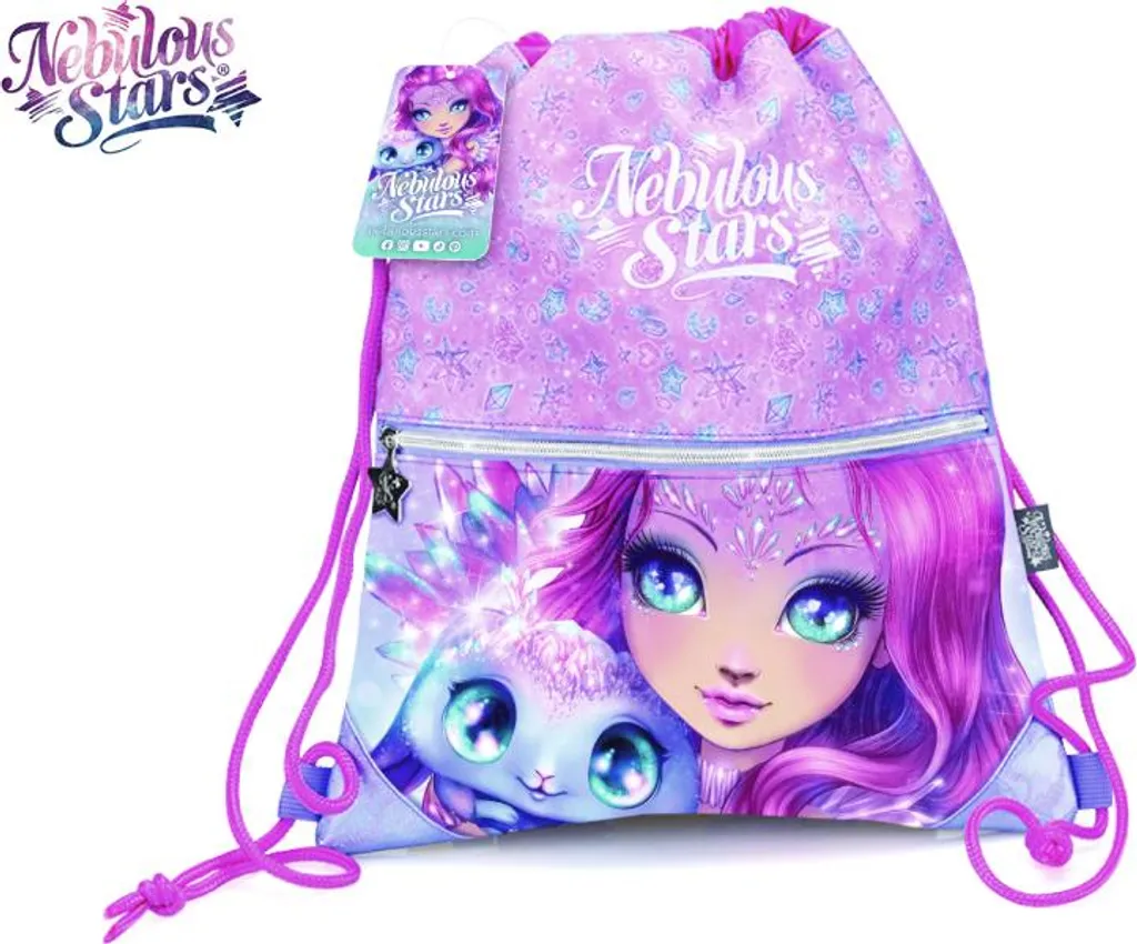 Sacca Nebulous Stars Cristalia 41 cm: Zainetto Leggero Bambina
