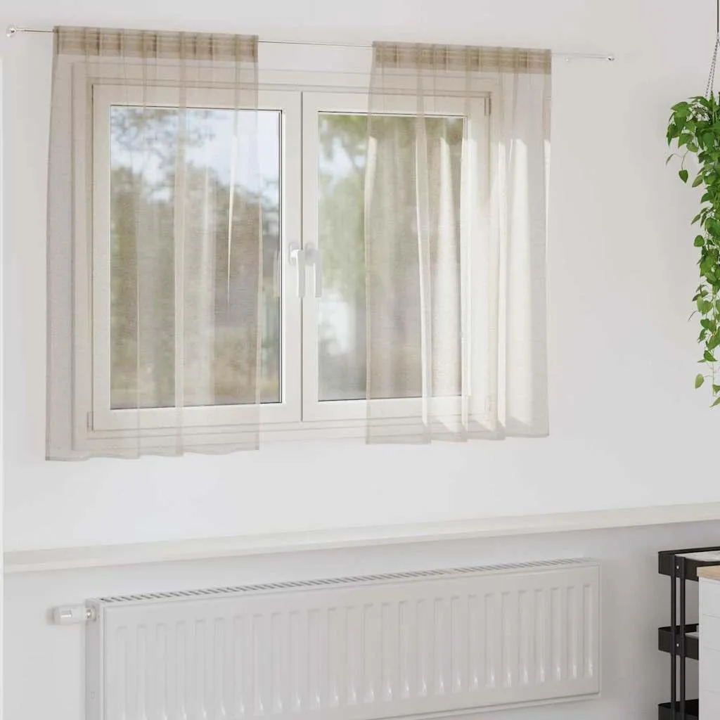 Tende Voile Chic 140x140 Sabbia | Crea l'Atmosfera Instagrammable