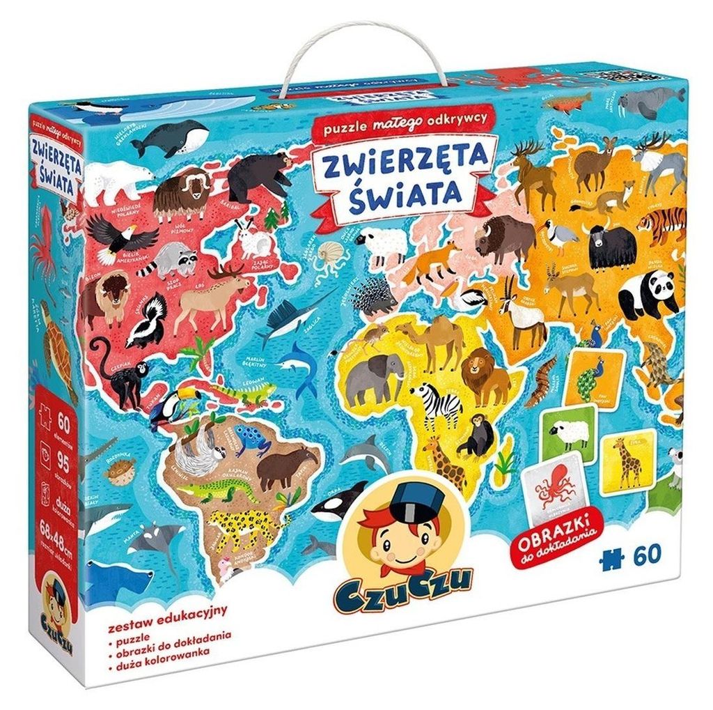 Puzzle du petit explorateur « Les animaux du monde » de Image du produit 