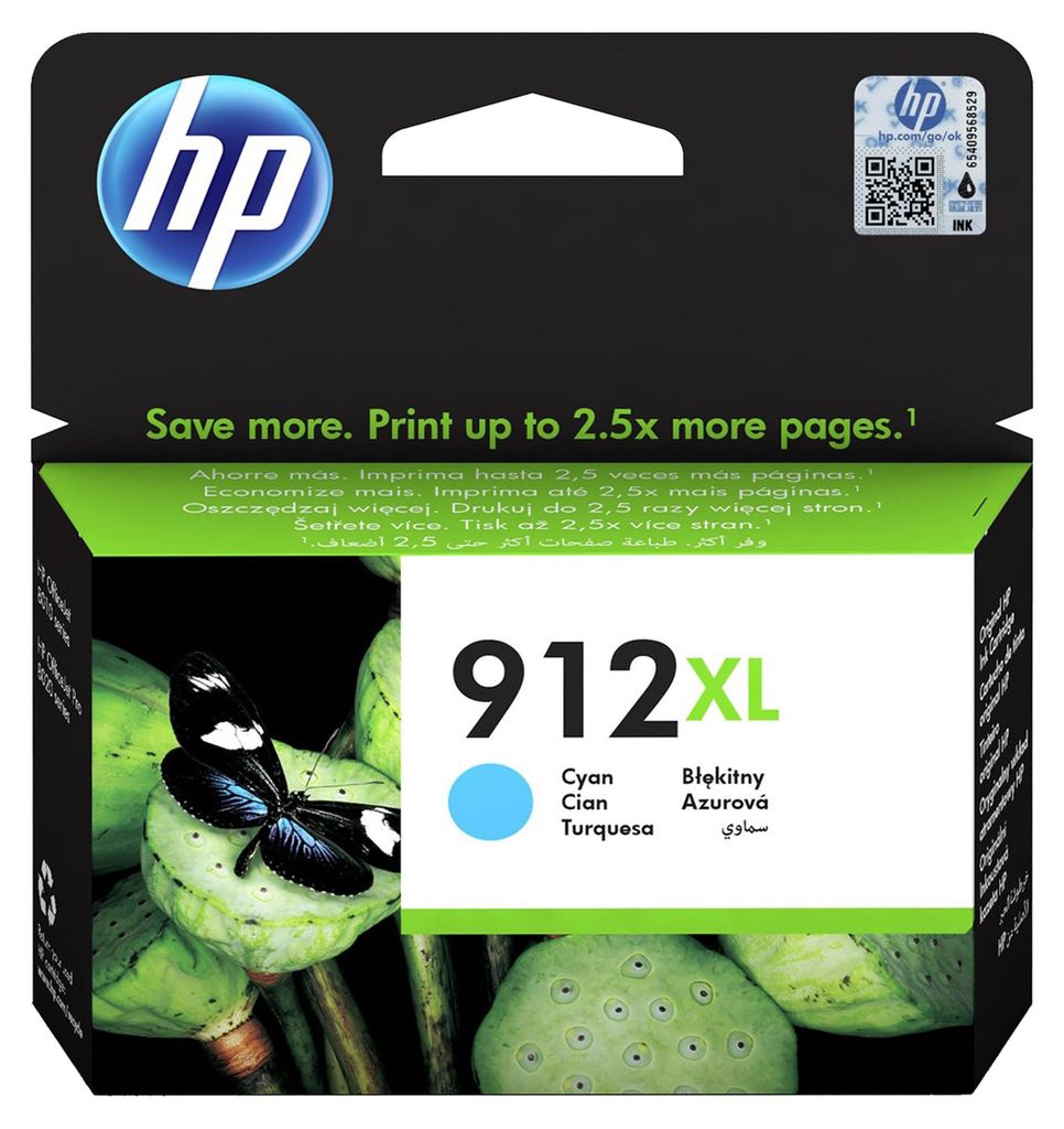 HP 3YL81AE Tintenpatrone cyan No. 912 XL Obrázek produktu 