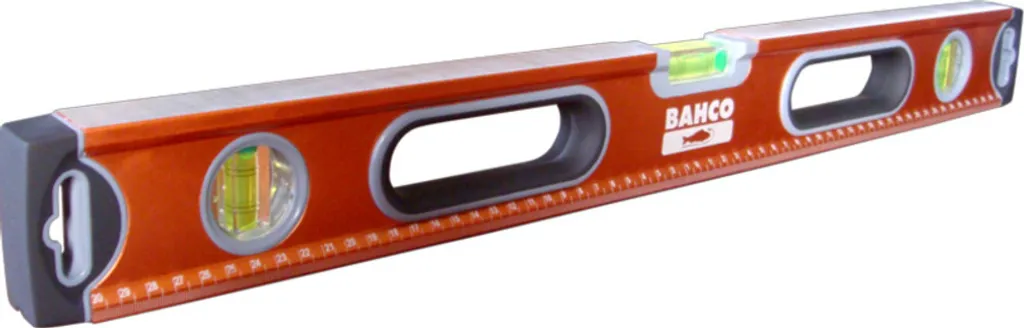 Bahco 466-1000 Niveau à bulle 100 cm avec précision 0,5 mm/m tubulaire