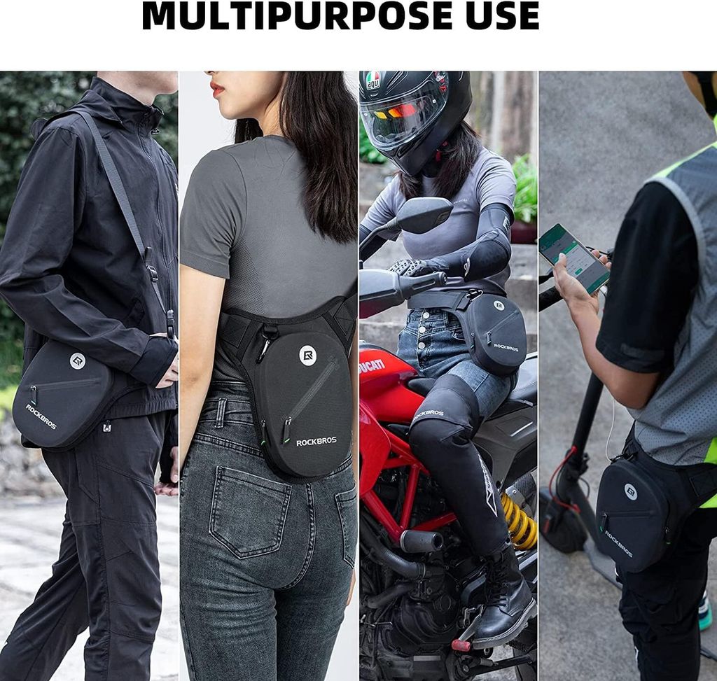 ROCKBROS Beintasche Motorrad Wasserdicht Hüfttasche Produktbild 6