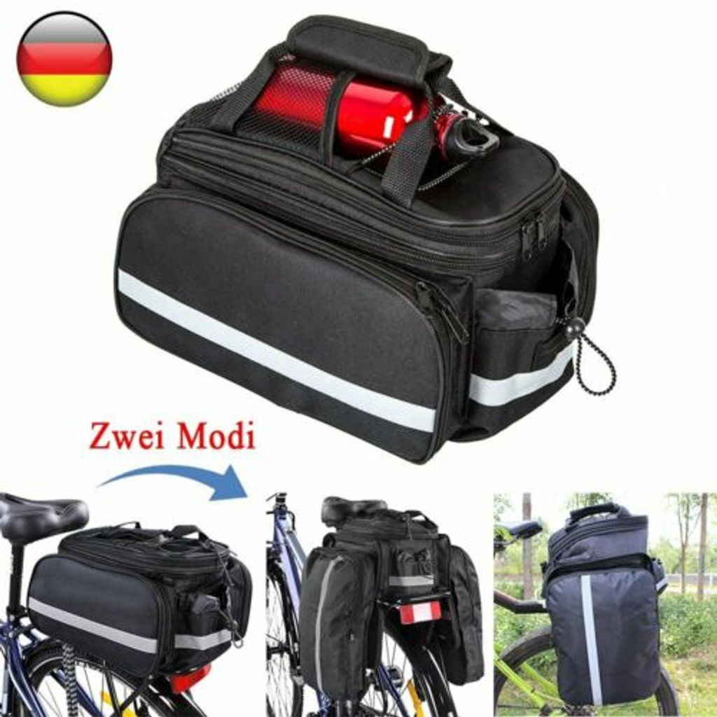 Fahrradtasche Gepäckträger Packtaschen wasserdicht Multifunktional Satteltasche 