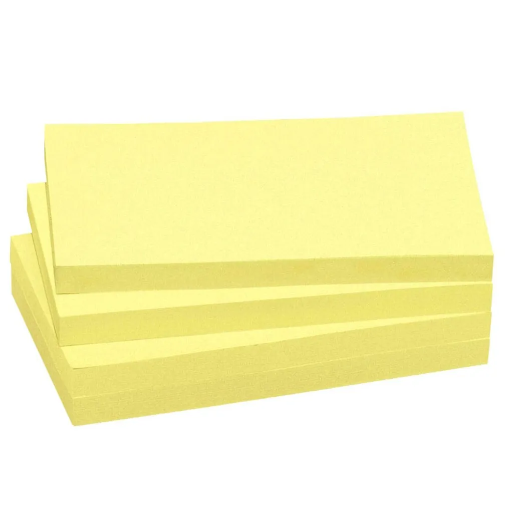 Blocs de Notes Repositionnables Jaunes Post-it 655-1T Format Standard - 4