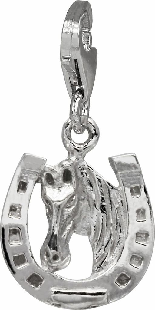 SilberDream Charm Schmuck Armband Anhänger Hufeisen 925 Echt Silber FC726I