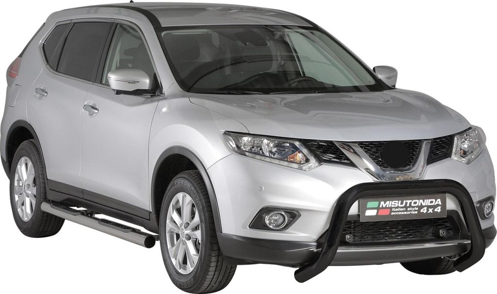 Frontbügel Frontschutzbügel für Nissan X-Trail 2015-2017 ø76mm Stahl Schwarz