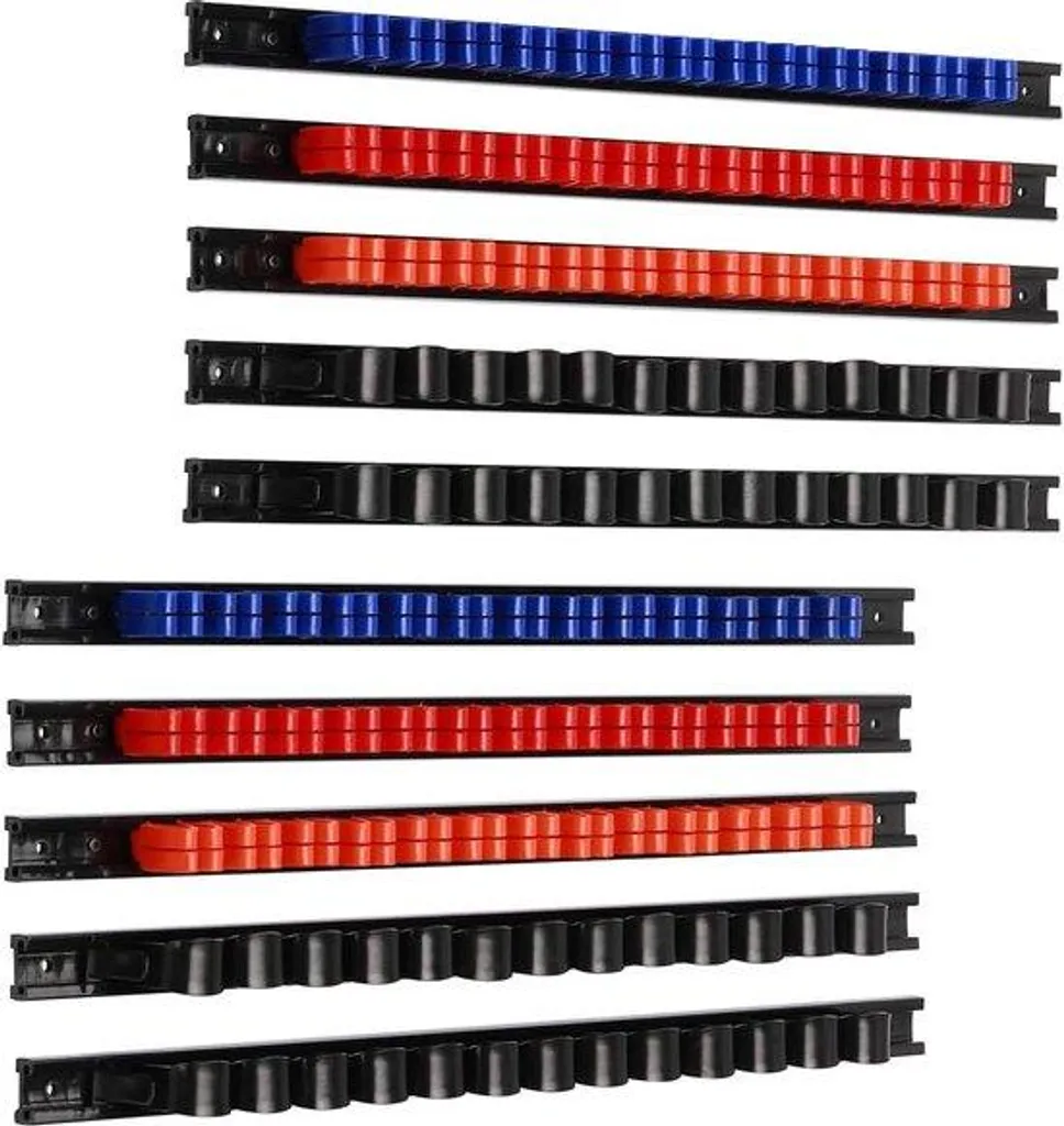 Lot de 10 supports muraux porte-outils robustes en plastique de qualité