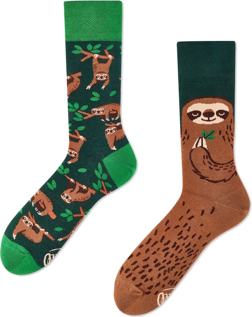 Sloth Life Many Mornings Socken mit Faultieren in 43-46 im Paar
