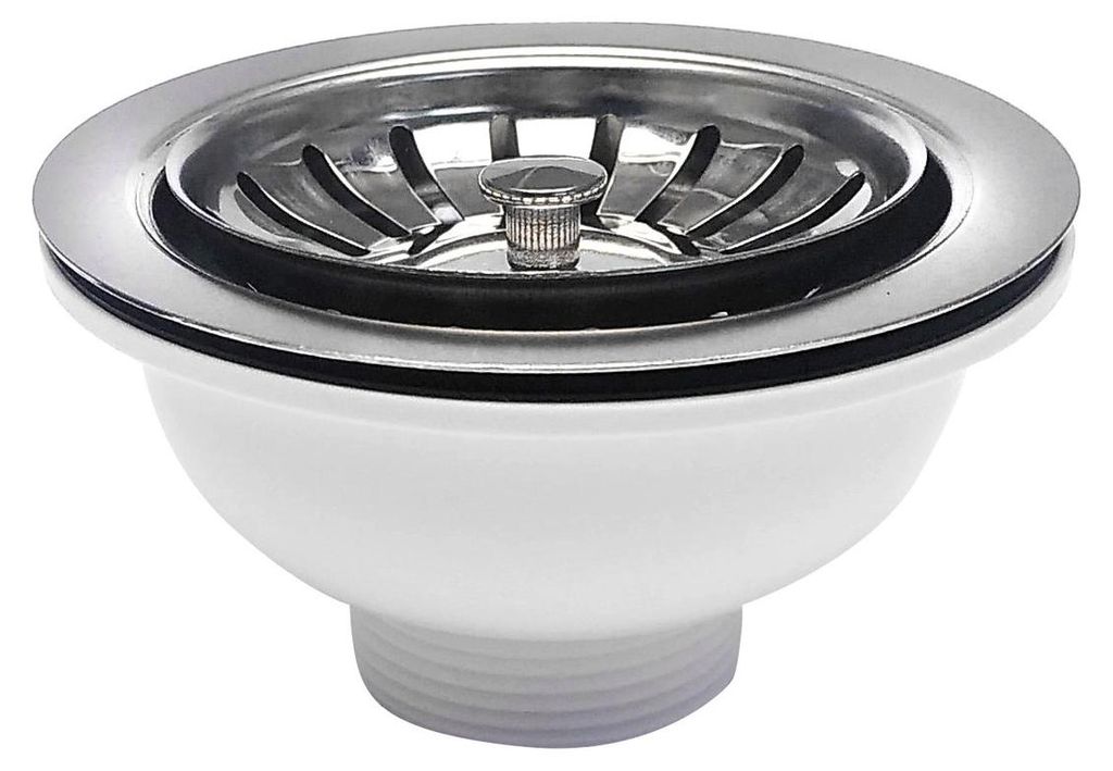 Edelstahl-Spülbeckenablauf 6/4" Produktbild 