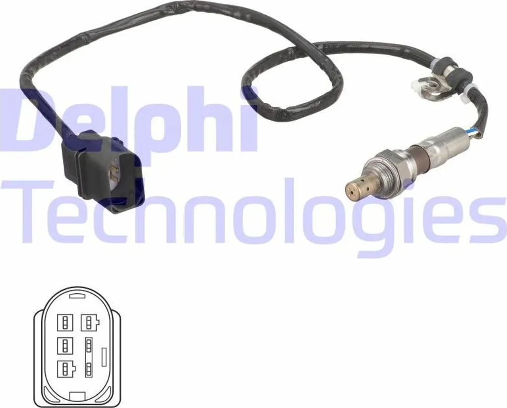 Sonde Lambda Delphi OE 06A906262BR - Qualité Origine pour Altea et A3