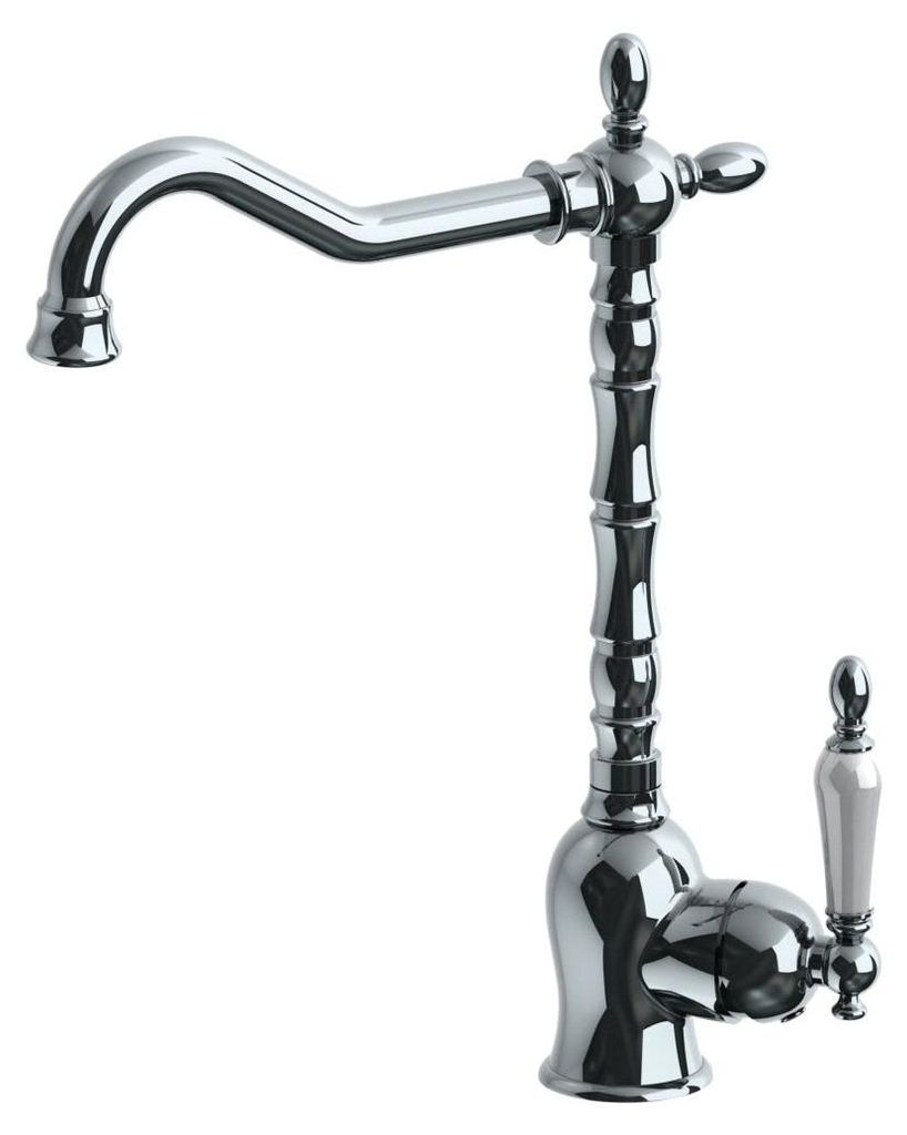 Retro Küchenarmatur Chrom 360 Messing Wasserhahn Produktbild 