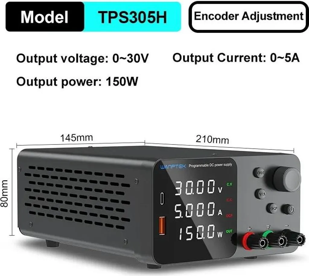 Alimentation DC TPS305 30V 5A Stabilisée avec Affichage de Précision - 2