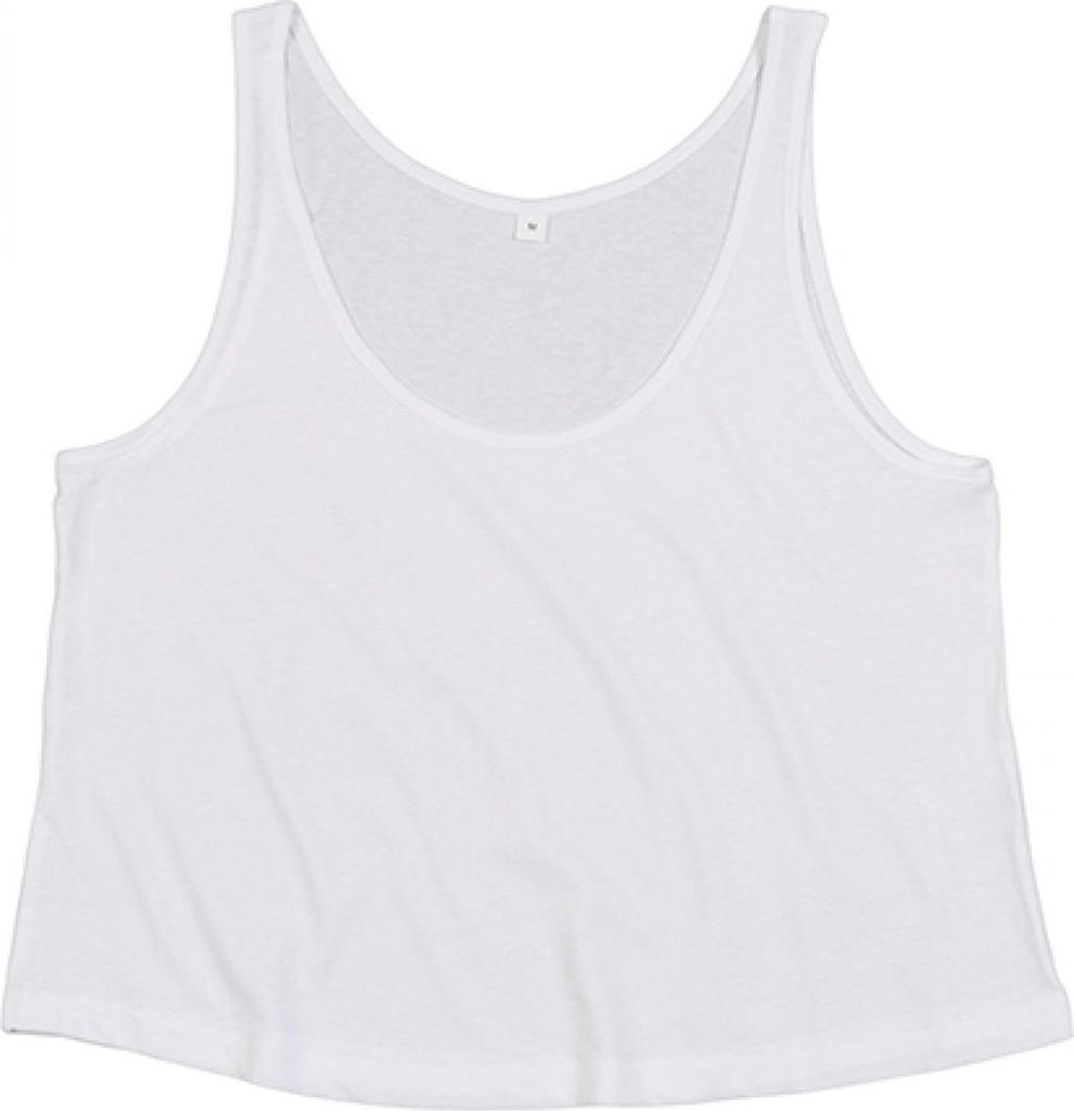 Mantis M127 | Damen Shirt Organic Crop Vest / Standard 100 - Farbe: White - Größe: M
