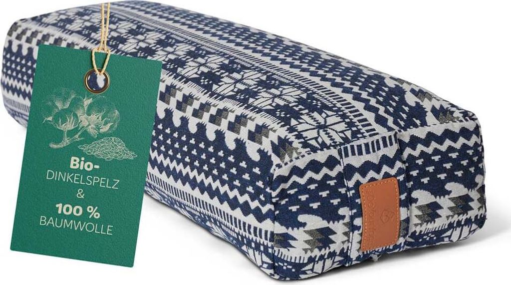 #DoYourYoga Yoga-Bolster Paravati - Dinkelspelz - Produktbild 