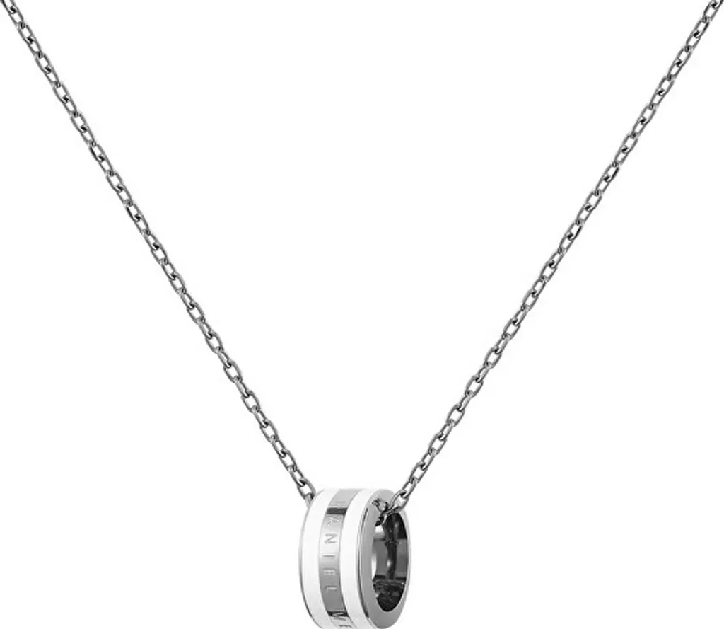Collana Emalie Daniel Wellington DW00400304 Silver Satin White