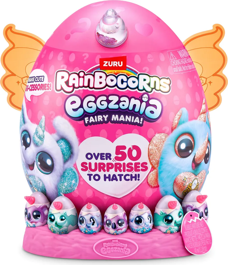 Rainbocorns Eggzania Fairy Mania avec 20 Surprises - Coffret Saison 1 S1