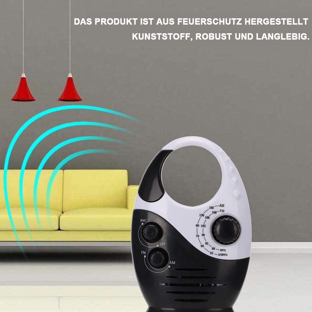 Wasserdichtes Duschradio,mit einstellbarer Lautstärke Produktbild 2