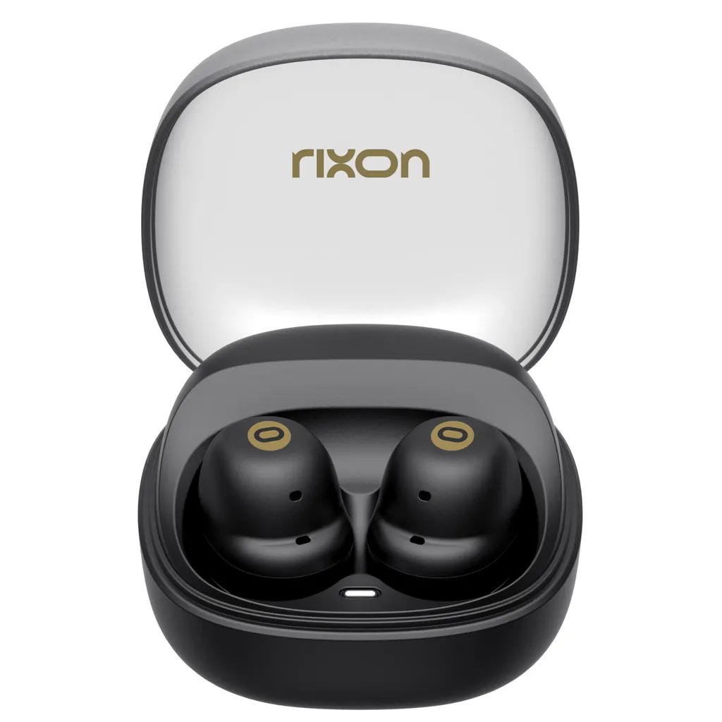 Écouteurs Rixon AirShots noirs RXTWS969 sans fil Bluetooth 5.0 intra