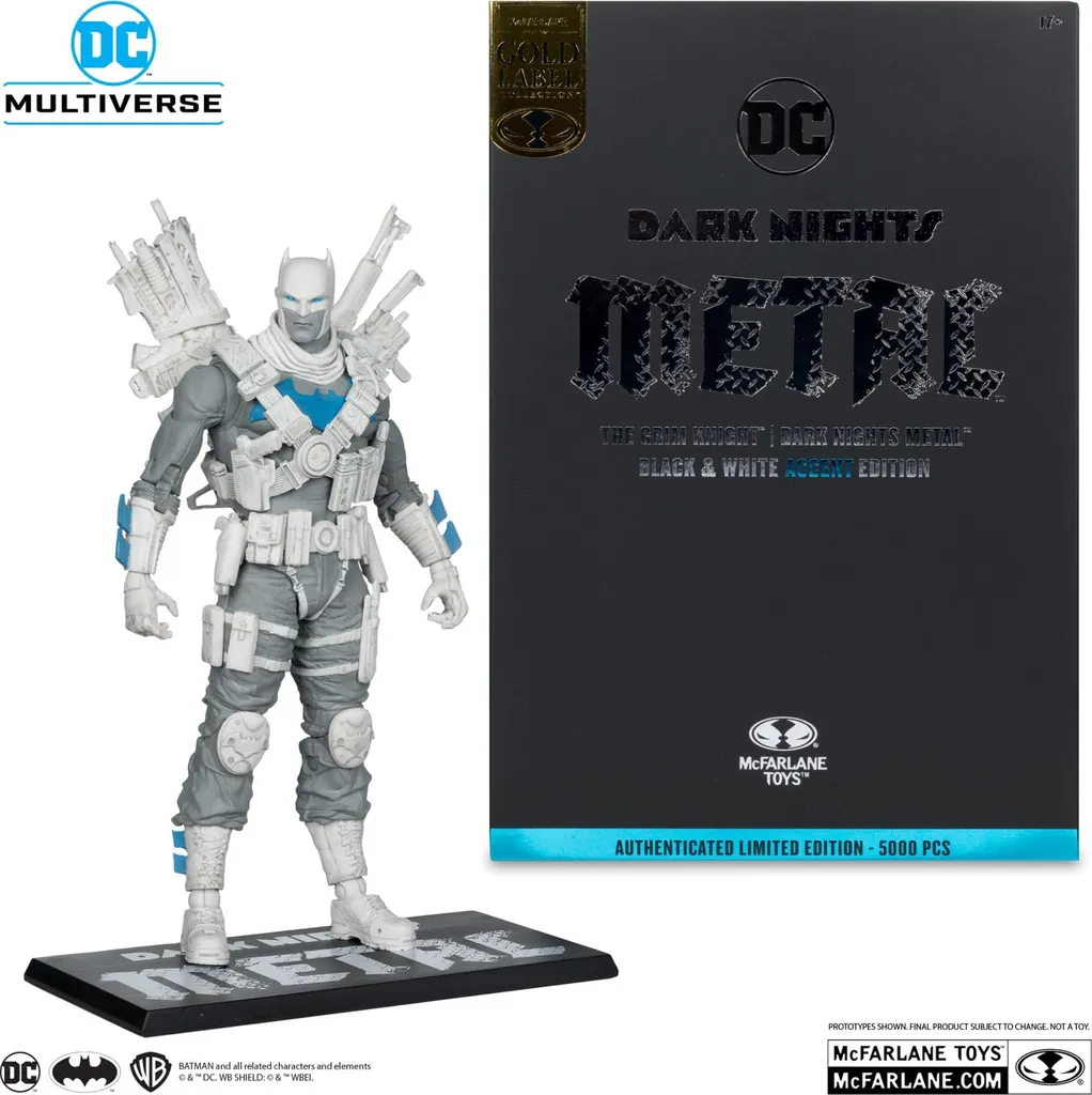Statuette articulée DC Multiverse The Grim Knight version Collector 18cm