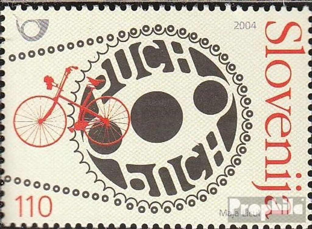 Briefmarken Slowenien 2004 Mi 474 (kompl.Ausg.) postfrisch Fahrrad