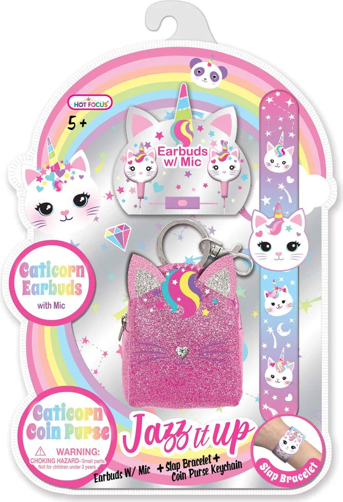 Pack Voyage Enfant Kotorożec : Casque Stéréo, Bracelet et Porte-monnaie
