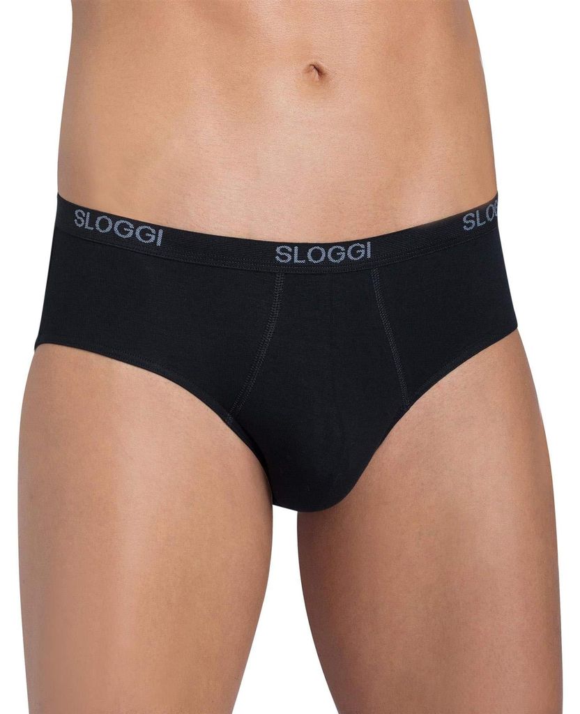 SLOGGI Heren slips, 2-pack. Gemaakt van stretchkatoen, met Productafbeelding 