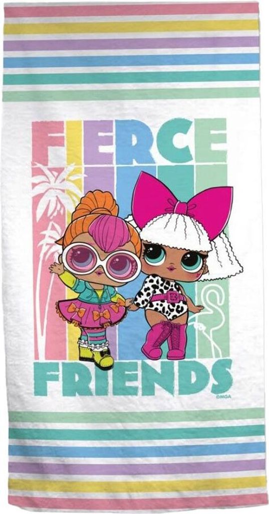 L.O.L. Surprise Strandtuch Kinder 70x140cm mehrfarbig Polyester