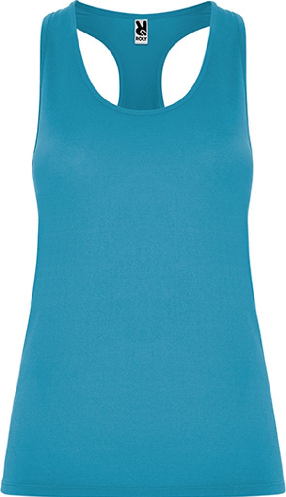 Roly CA6656 | Canotta Donna Aida - Colore: Turchese 12 - Immagine del prodotto 