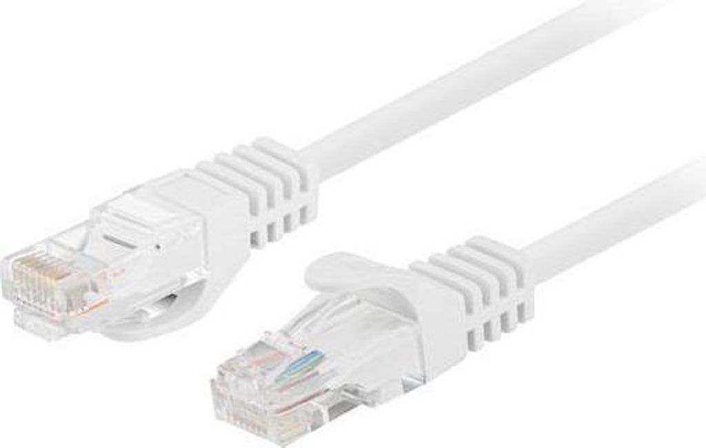 Patchcord Kat.6 Utp 1M Biały Fluke Passed Lanberg 10-Pack