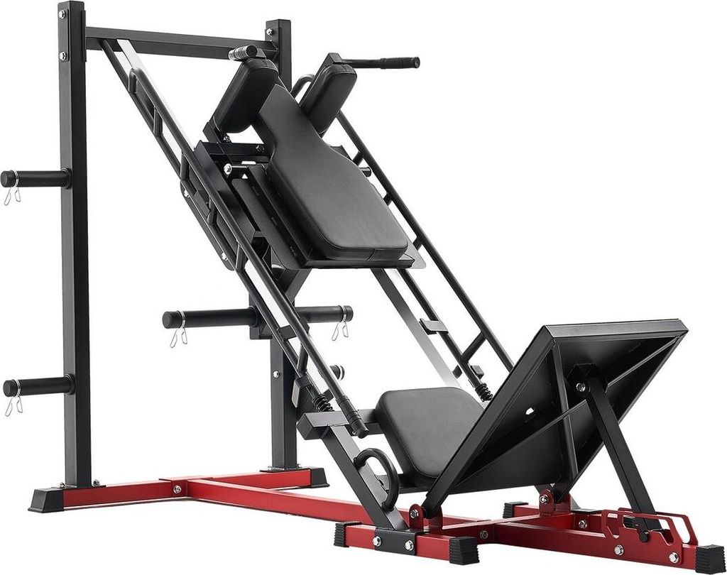 Beinpresse-Hack-Squat-Kombimaschine, verstellbar, für den Unterkörper, speziell für das Heimtraining