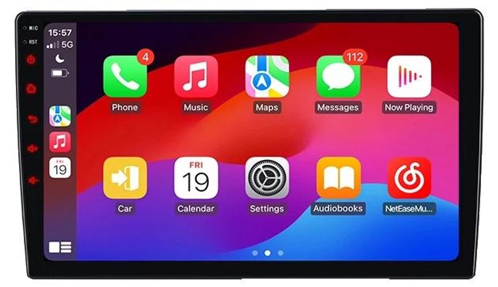 Autoradio, Touchscreen, Audioplayer, Kompatibel mit Fiat Produktbild 