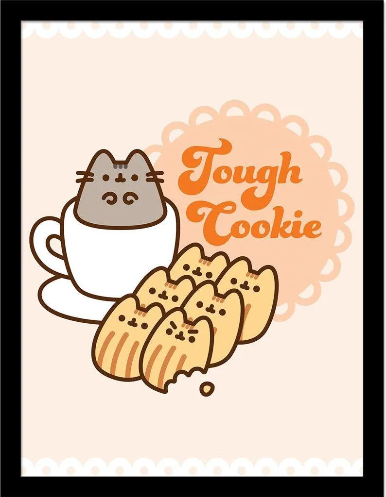 Décoration Murale Chambre Enfant Pusheen - Poster Cadre 40x30 cm Bunt