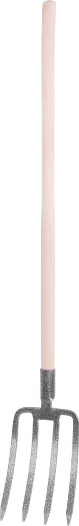 Fourche GD-029O, 4 dents, a becher forgée, avec manche Image du produit 