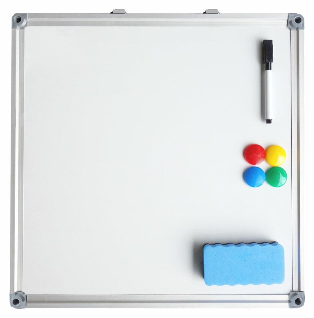 1x Whiteboard Magnettafel Memoboard 40 x 40cm inkl. 4 Produktbild 