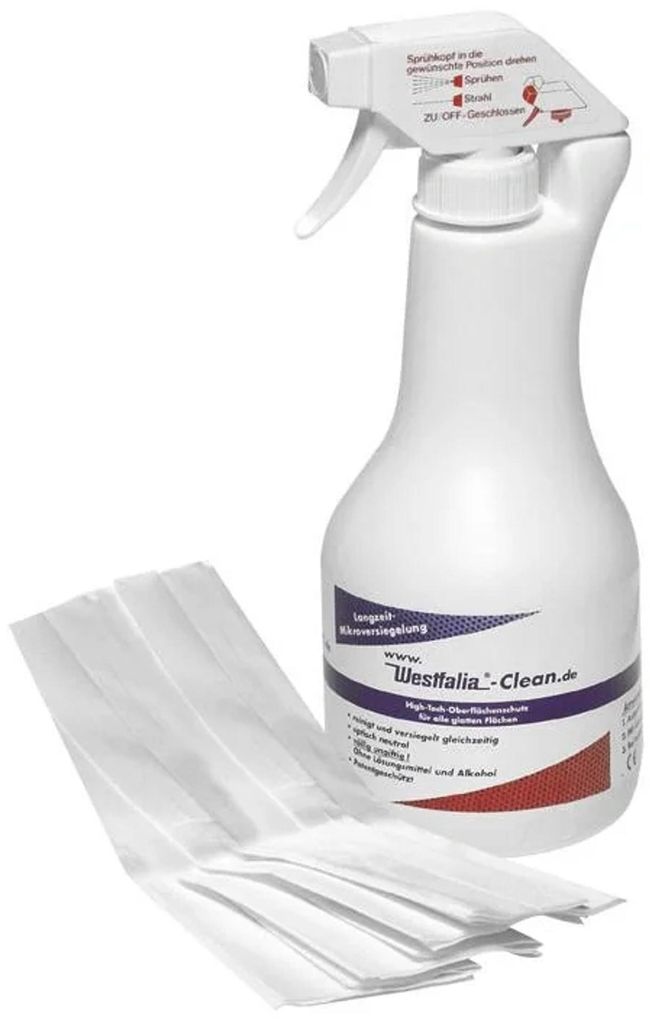 Nettoyant pour Vitres 550 ml avec Tissu Non Tissé, Sans Image du produit 