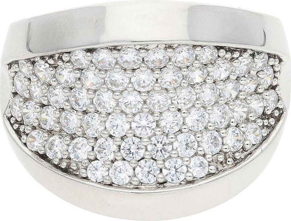 JuwelmaLux Ring 925/000 Silber mit Zirkonia JL30-07-4722 G56