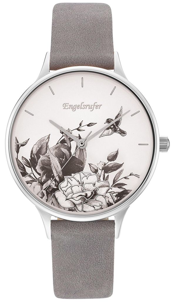 Engelsrufer ERWA-FLOWER1-NGY1-MS Uhr Damenuhr Lederarmband Produktbild 