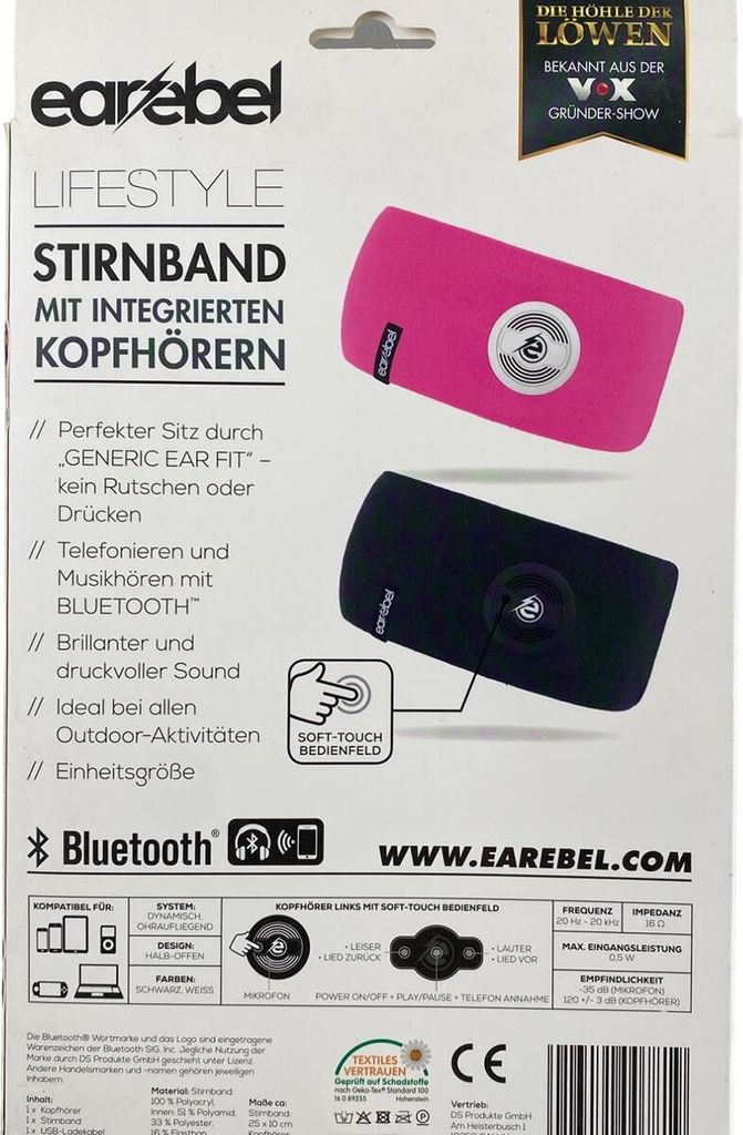 earebel Headband in Pink - Bekannt aus "Die Höhle der Produktbild 16