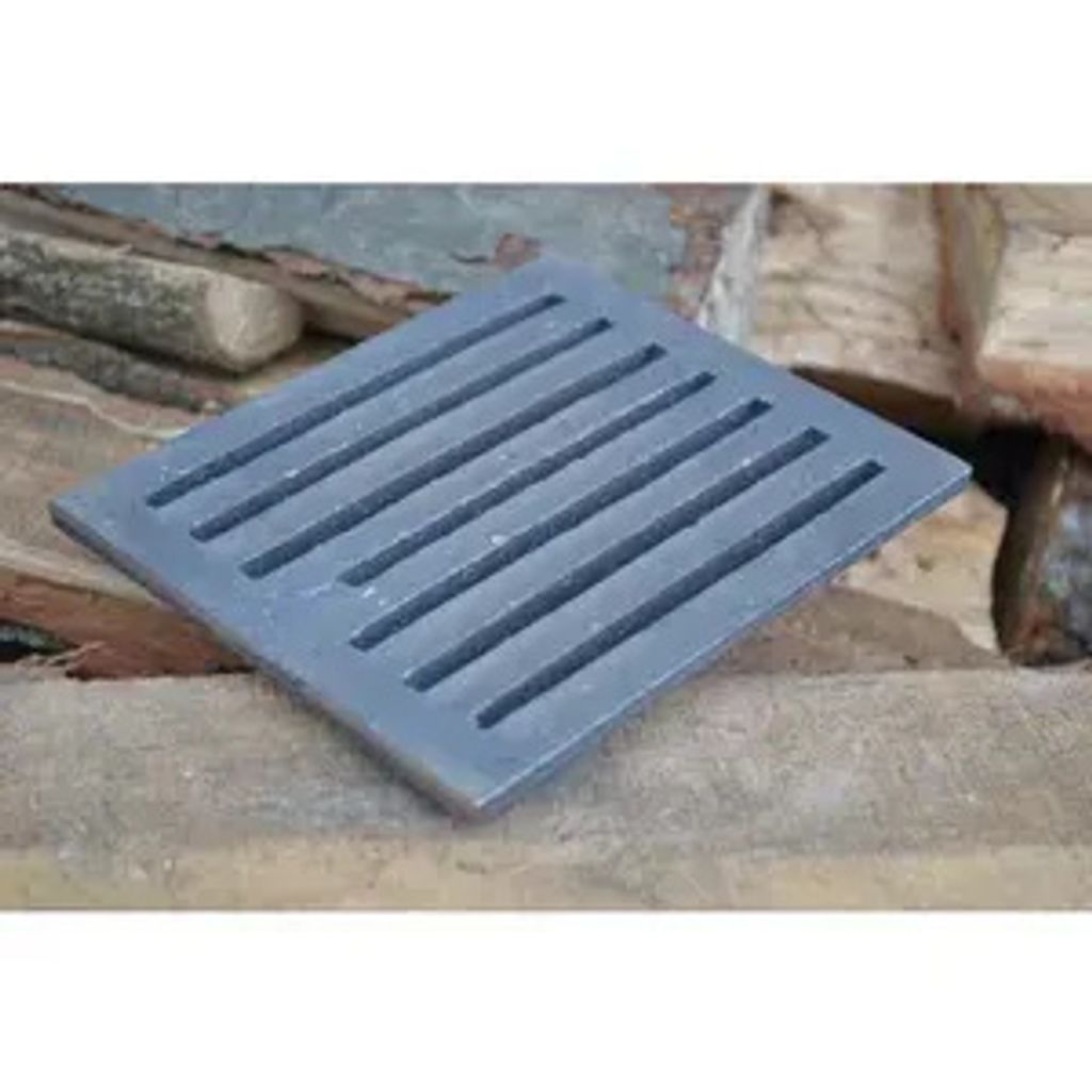 Sellon24 Gussrost 380x250x25 Mm Aus Gusseisen – Für Grill, Ofen, Kamin & Räucherei