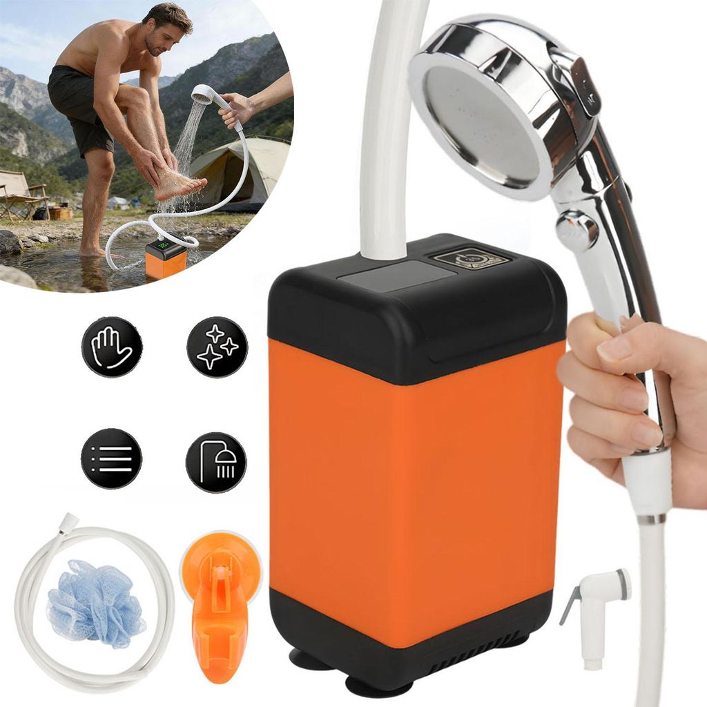 Tragbare Campingdusche, Campingdusche, Mobile Duschen Produktbild 