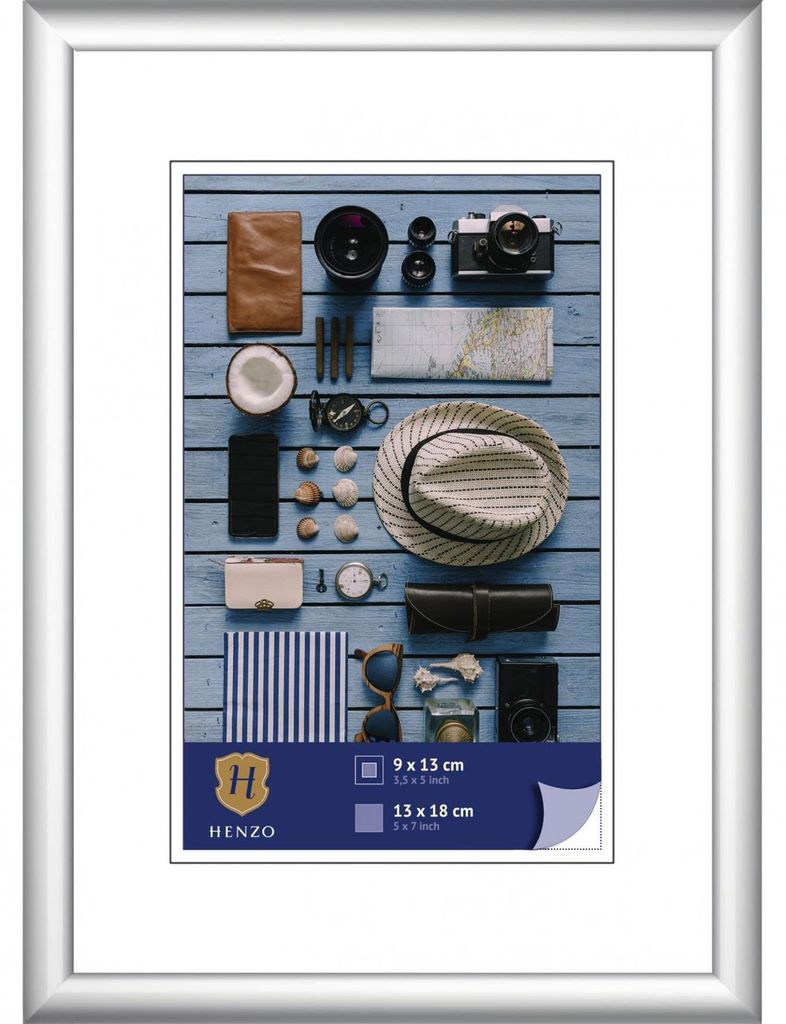 Cadre photo en plastique, profil demi-rond, dimensions Image du produit 