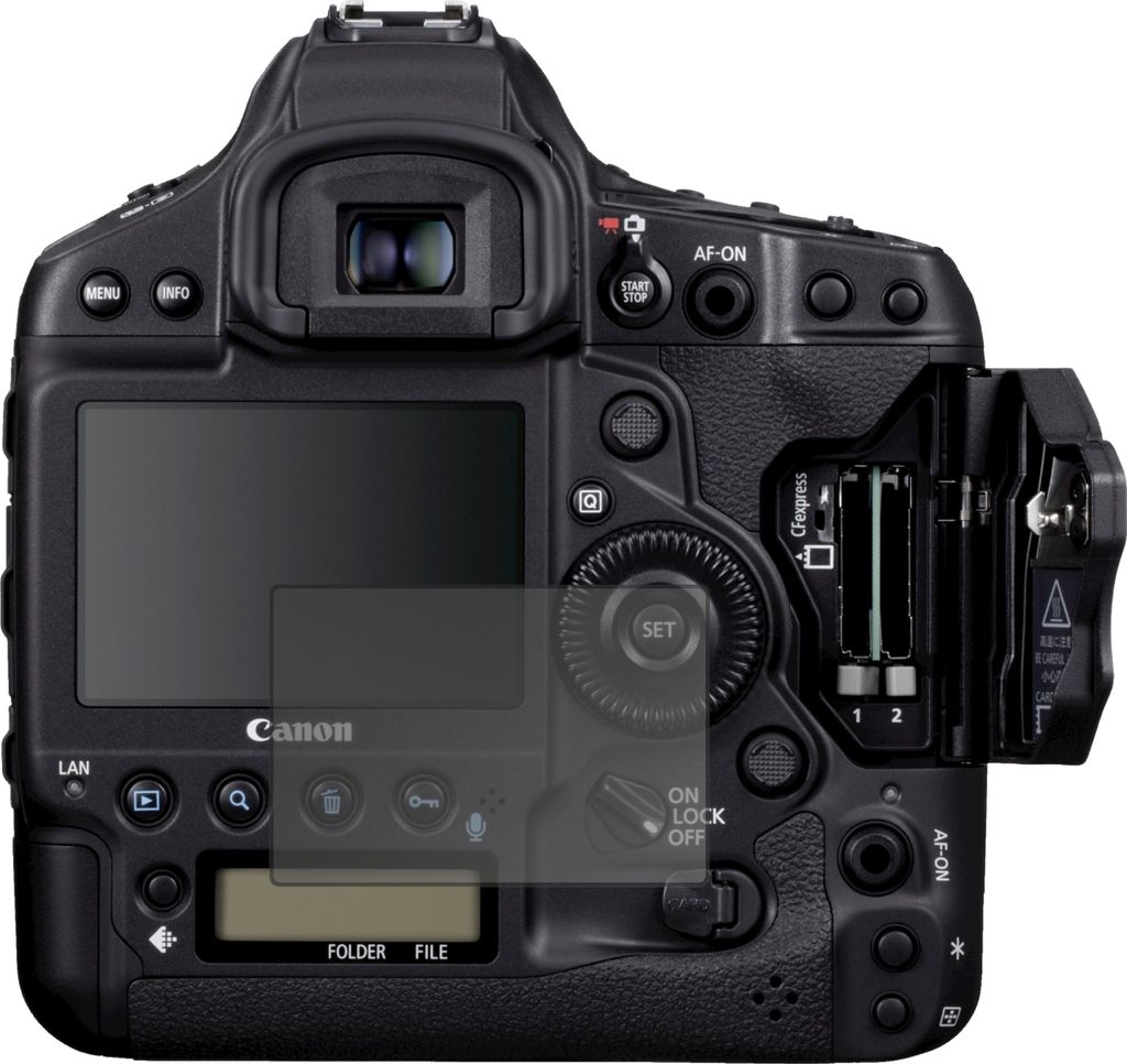 Blickschutzfolie für Canon Eos 1DX matt Schutzfolie Folie Display Schutz dipos