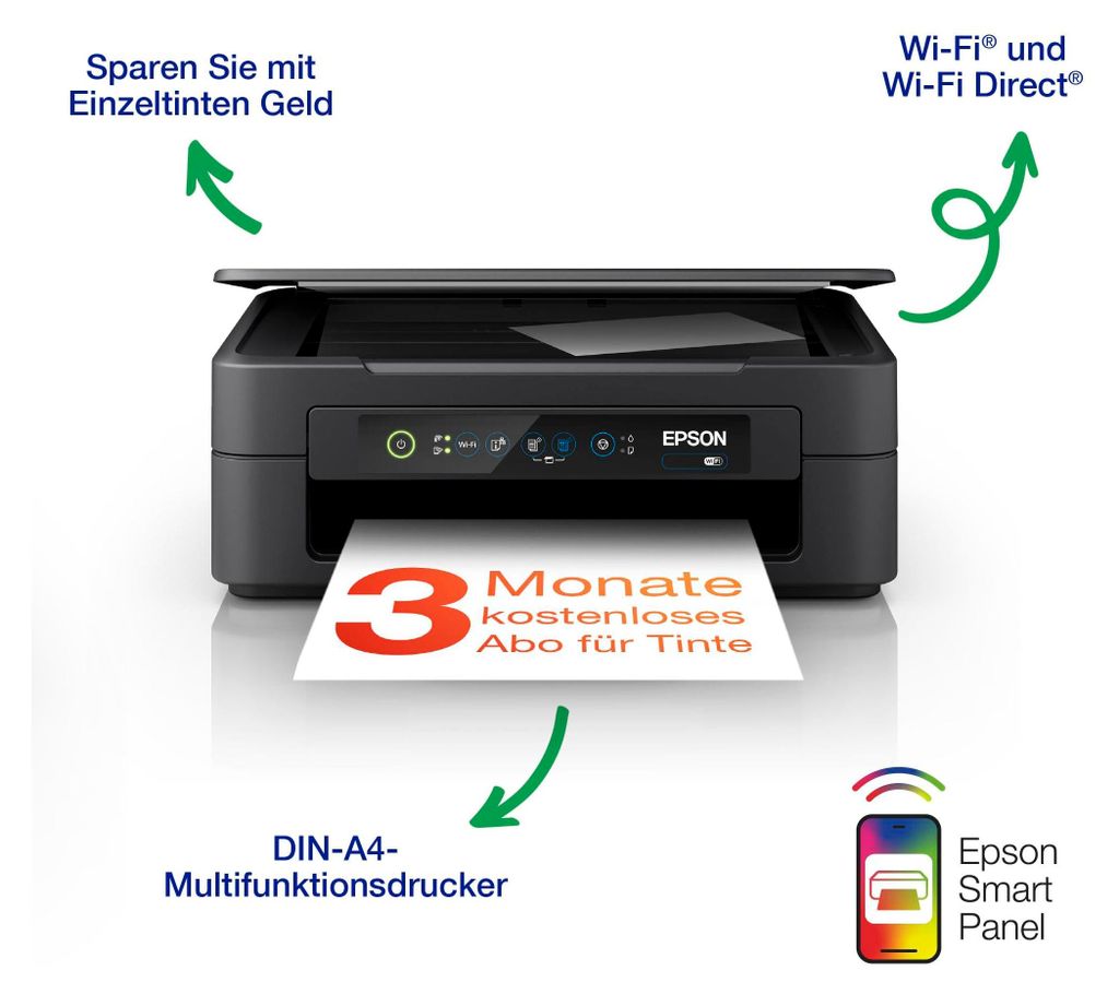 Epson Expression Home XP-2205, Tintenstrahl, Farbdruck, Produktbild 