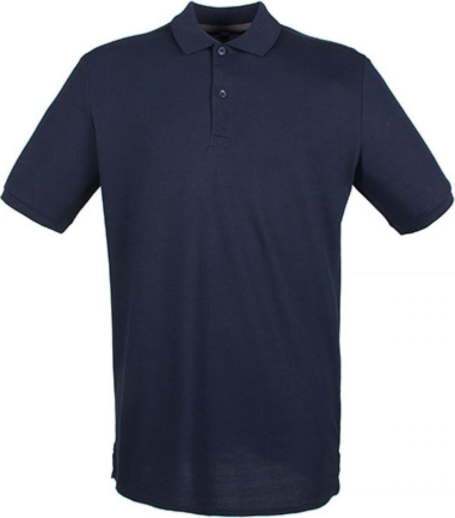 Henbury H101 | Herren Modern Fit Baumwolle Microfine-Piqué Polo Shirt - Farbe: Navy - Größe: 4XL