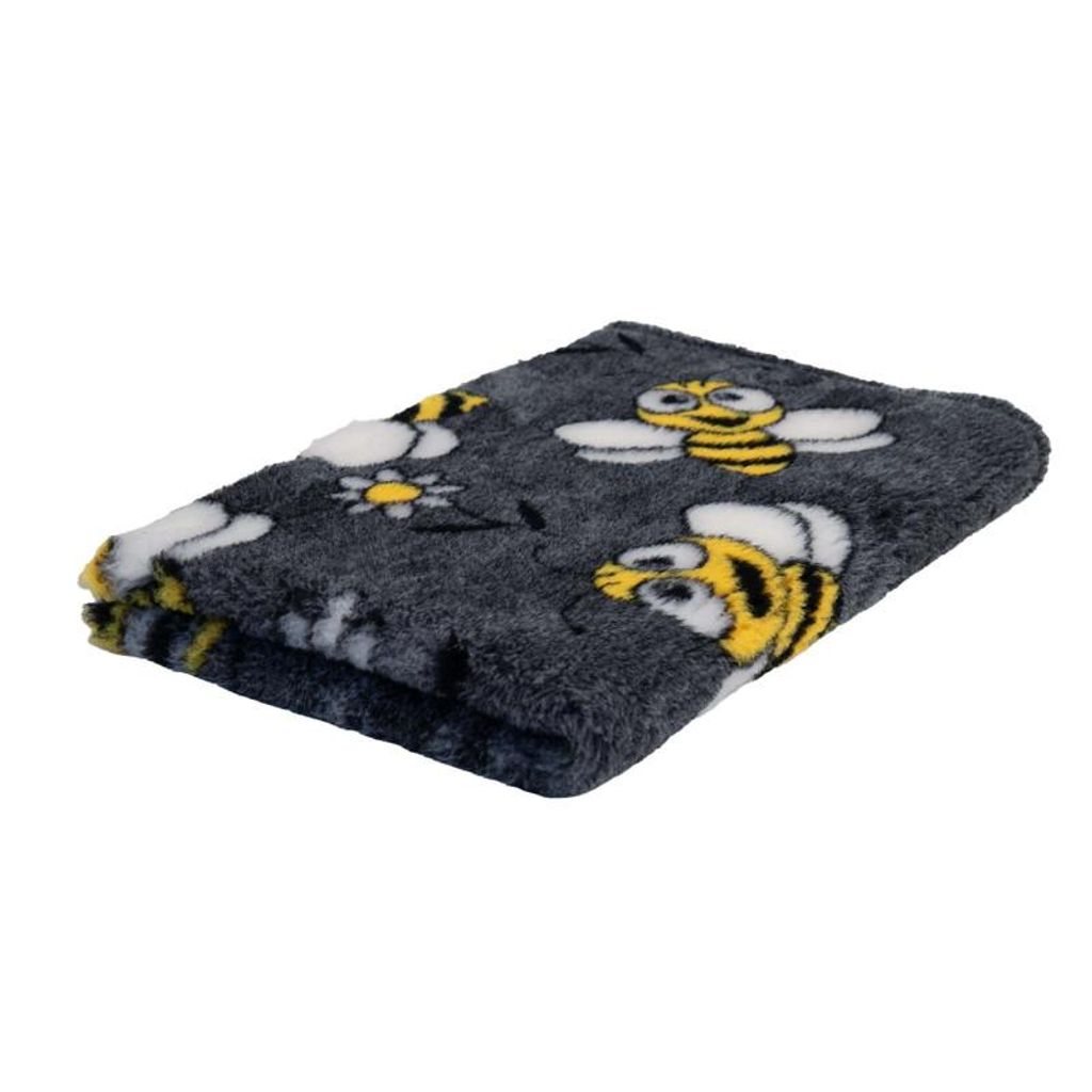 Vet Bed Biene  - anthrazit-gelb 150 x 100 cm Produktbild 