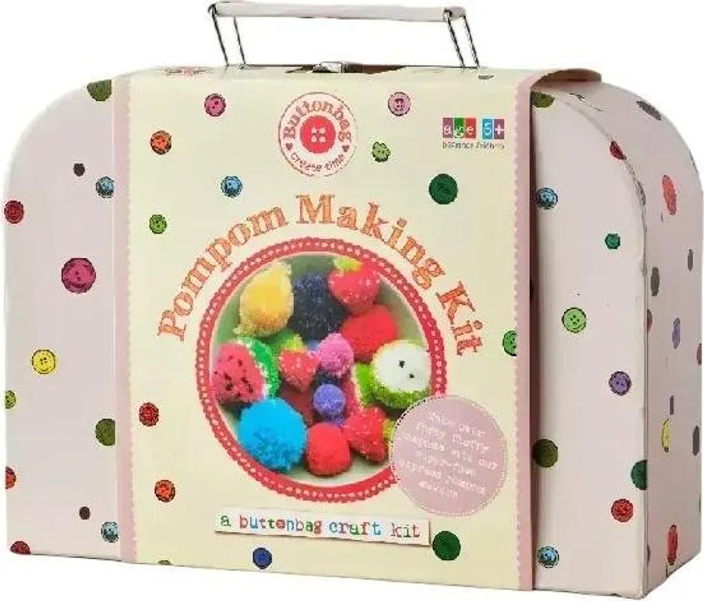 Buttonbag Coffret de bricolage Pompon DIY - Kit créatif complet enfants